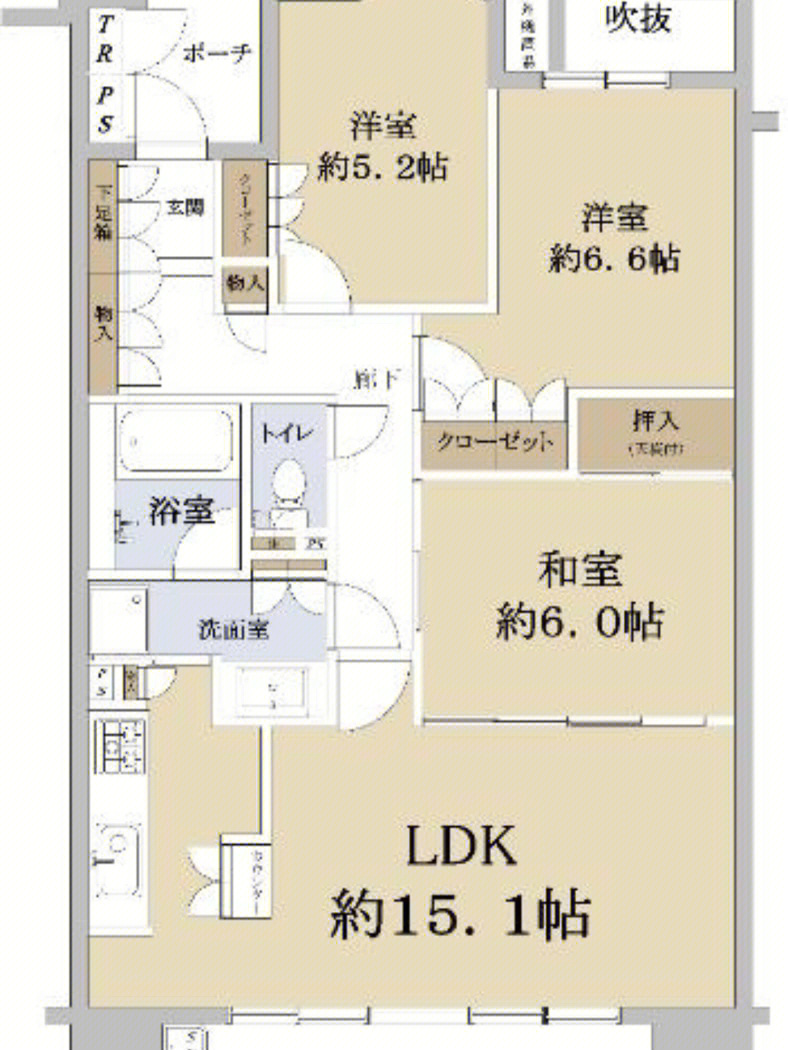 日本公寓户型图图片