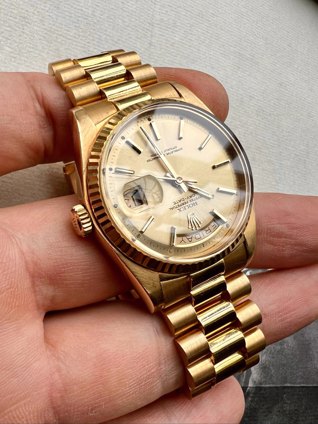 西格玛黄金表盘#中古表#rolex#劳力士#劳力士迪通拿#古董表