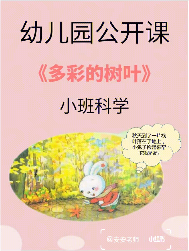 幼儿园优质课多彩的树叶小班科学