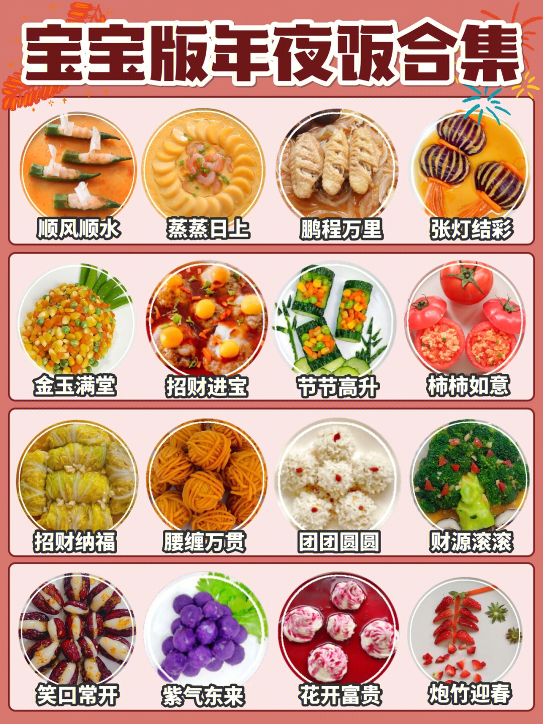 东北年夜饭十二道菜单图片