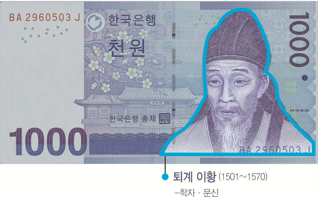 韩国纸币面值图片