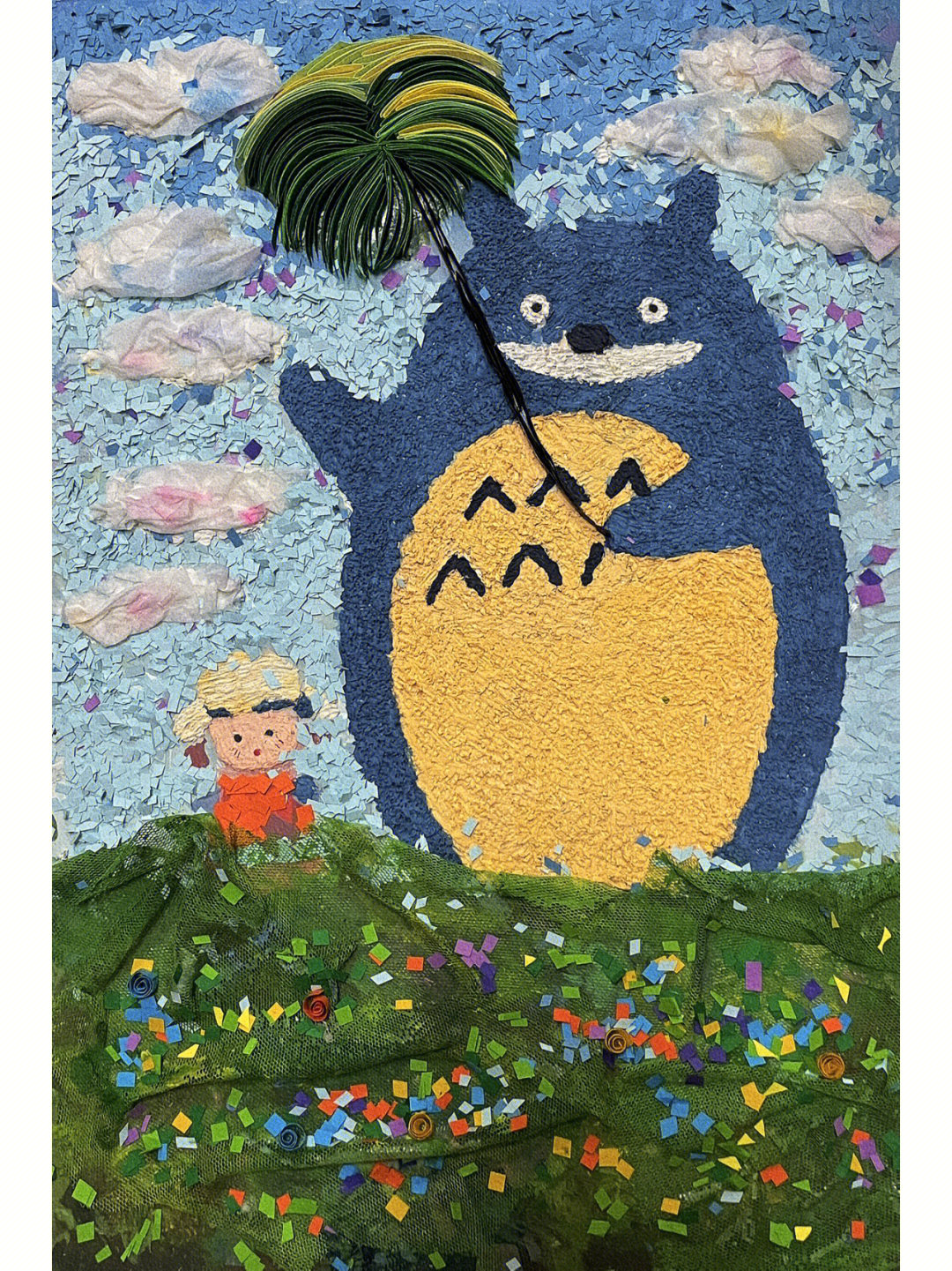 综合材料画