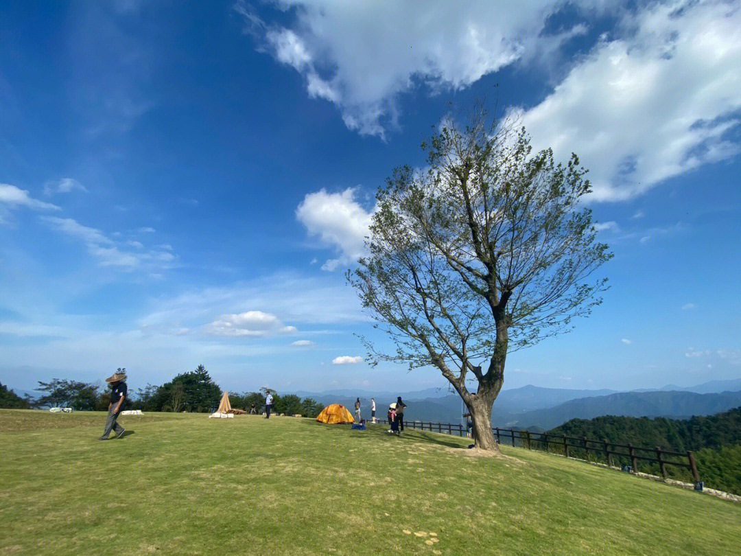 天姥山露营基地图片