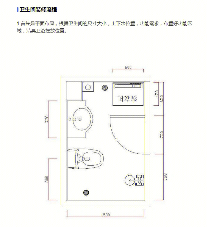 主卧卫生间大小图片