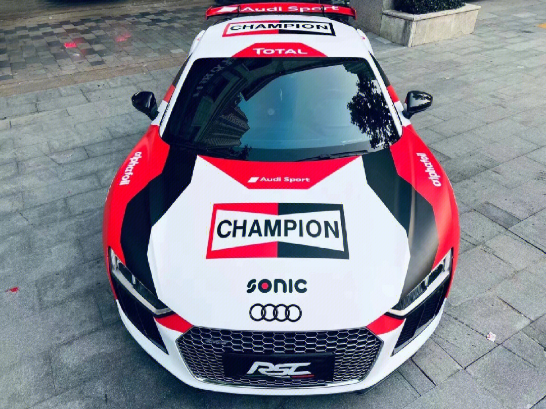 rsc奥迪r8audisportgt4涂装彩绘贴膜