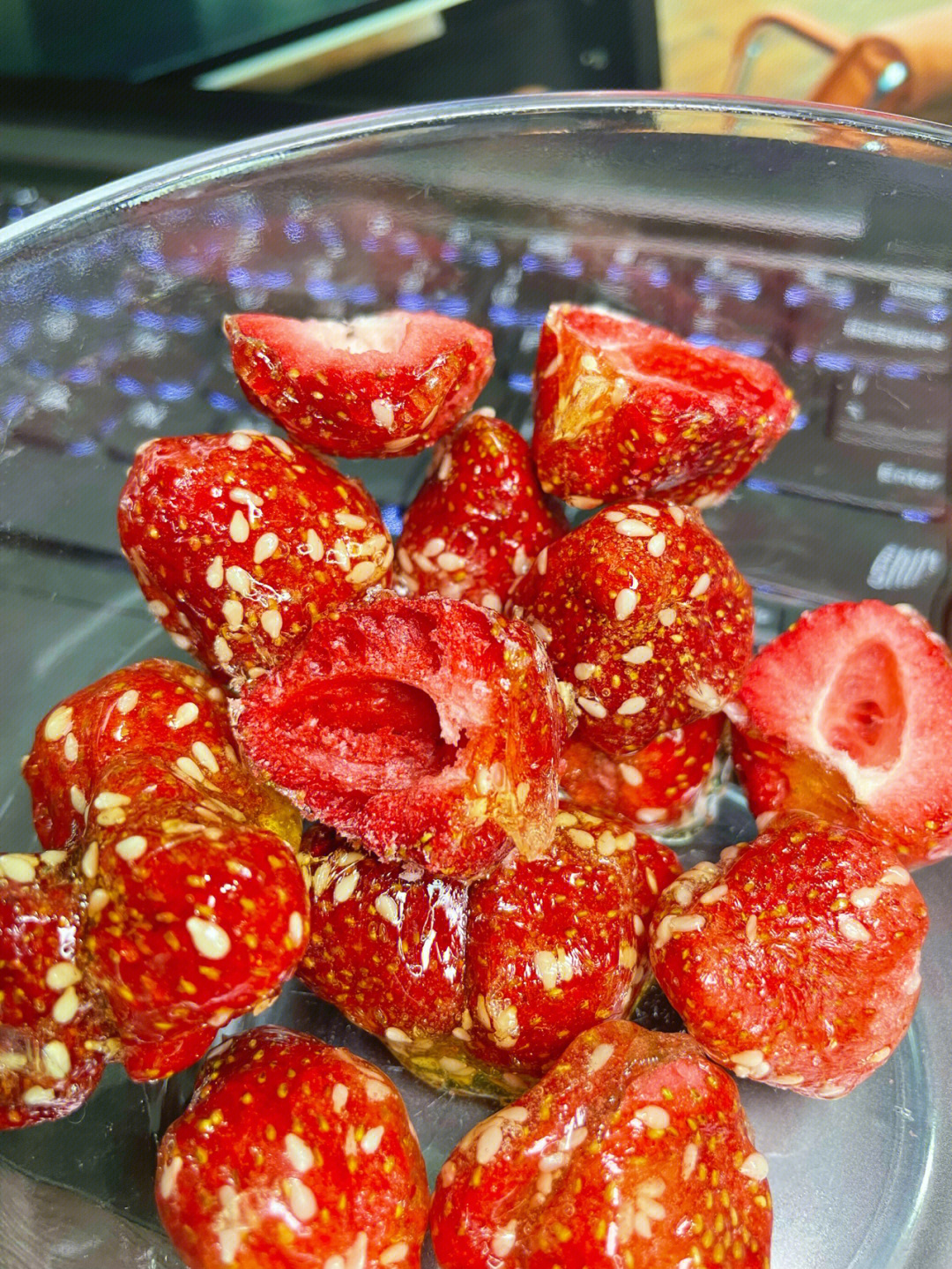 感谢小红薯们分享这个冰糖草莓太好吃了