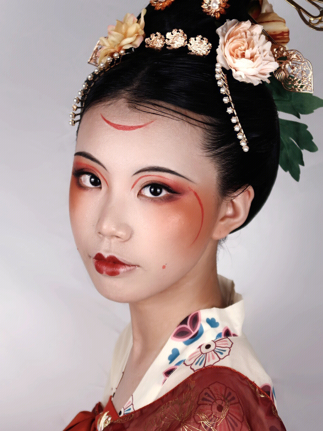 唐代初期女子妆容