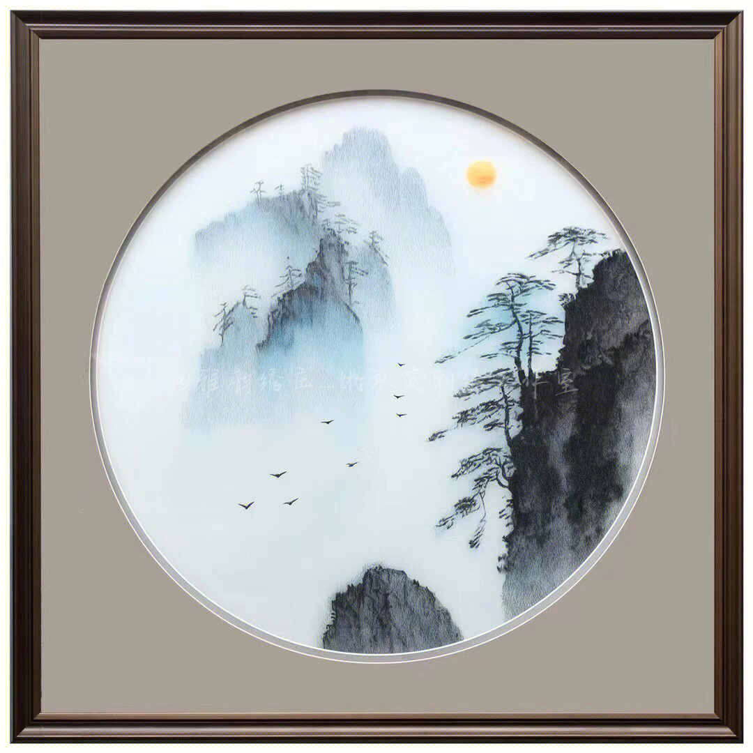 苏绣山水