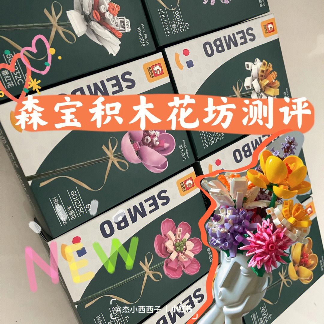 森宝积木番红花图纸图片