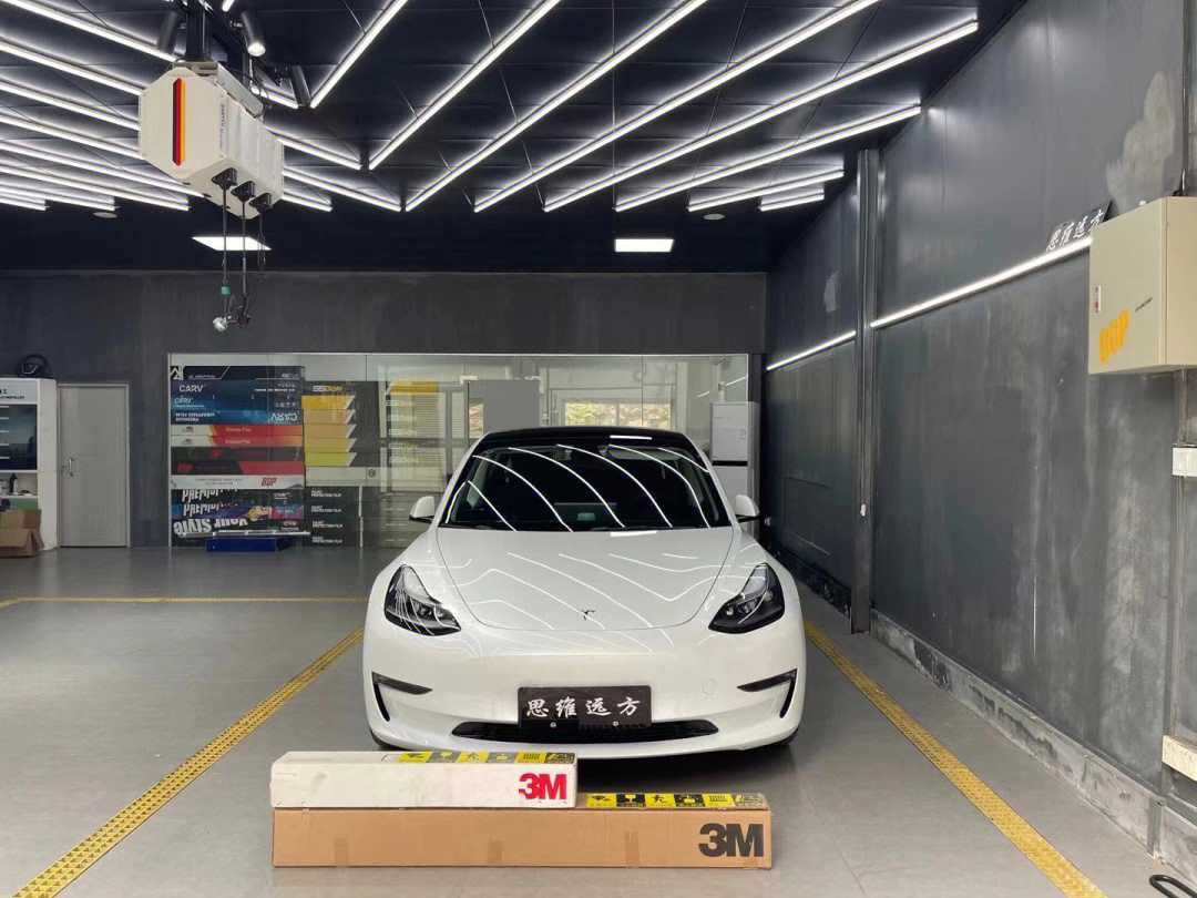 特斯拉model33m高性能隔热膜04