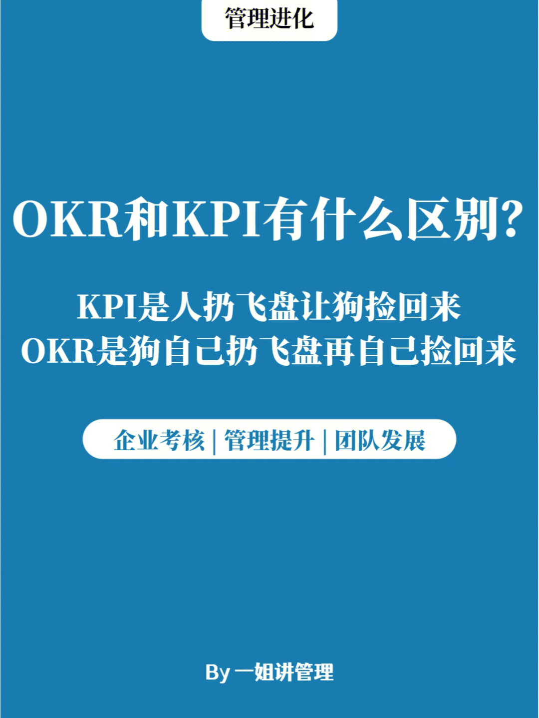 okr到底是什么玩意儿?和kpi有什么区别?