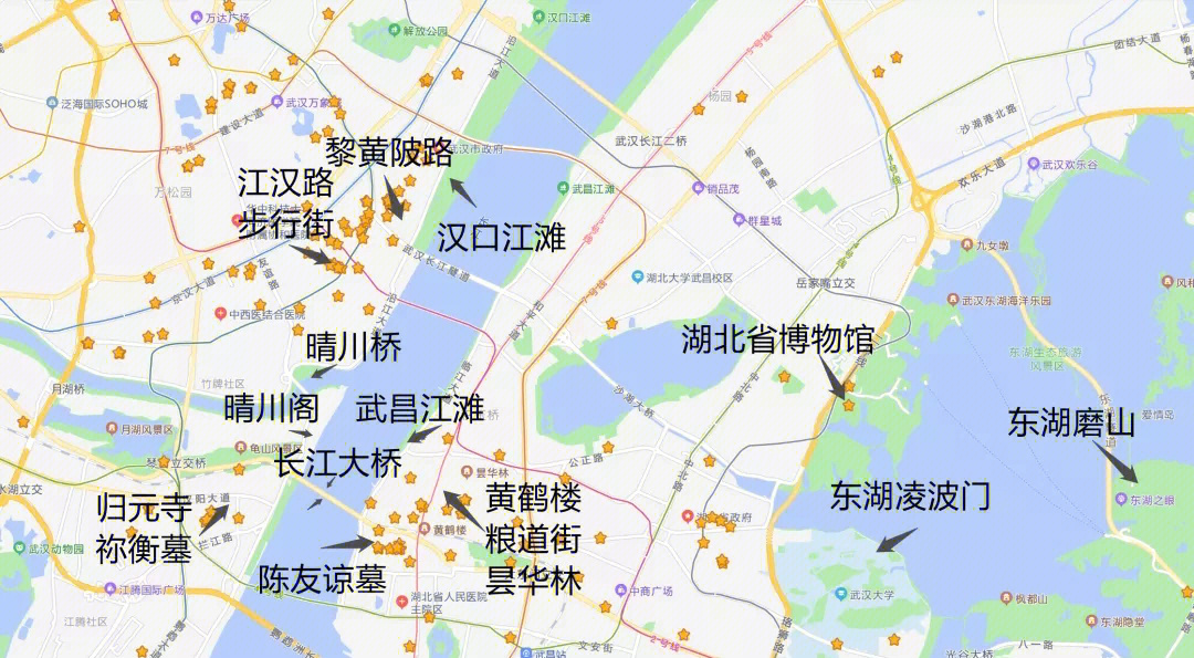 武汉市武湖地图图片