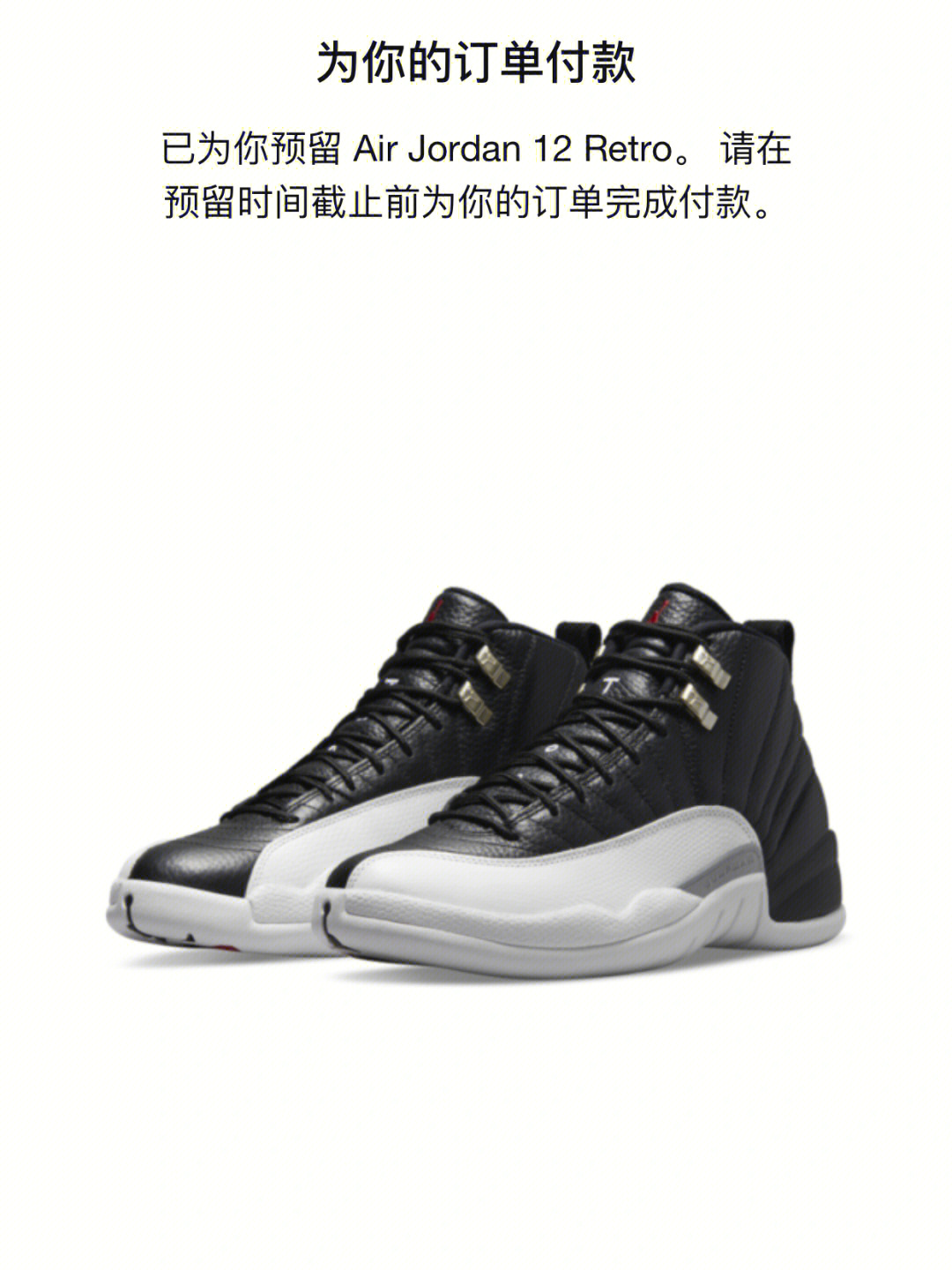 aj12季后赛上脚图图片