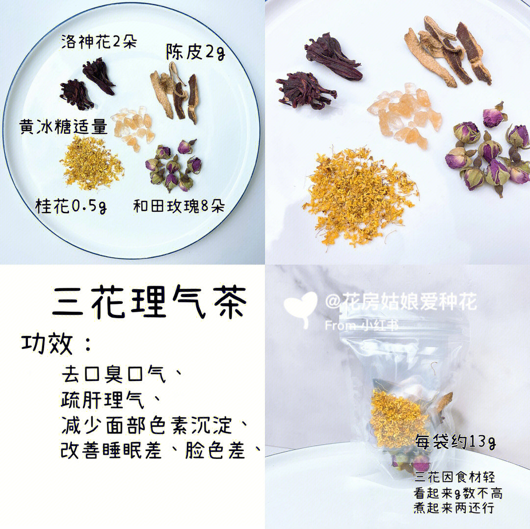 97食材:洛神花2朵约2g,桂花0.