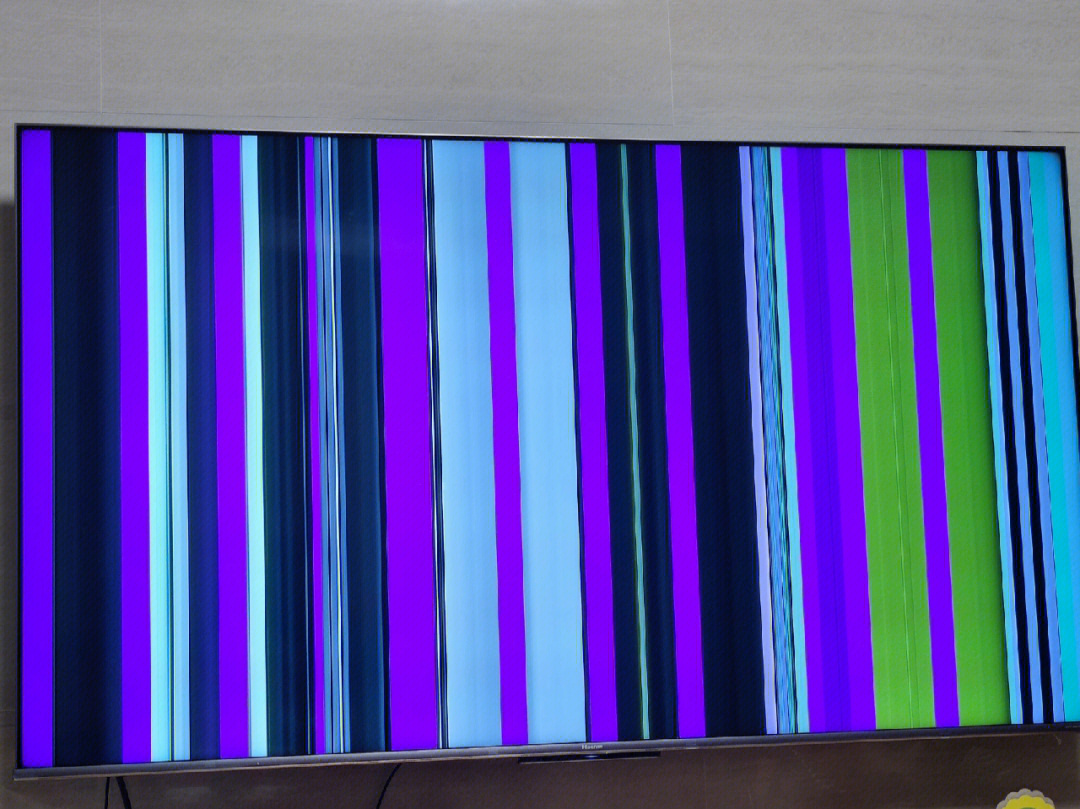 电视机坏了彩屏图片图片