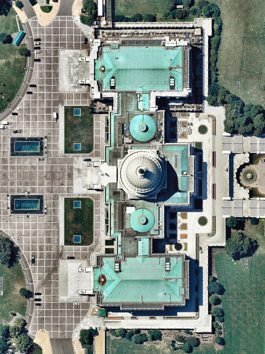 美国国会大厦内部结构图片