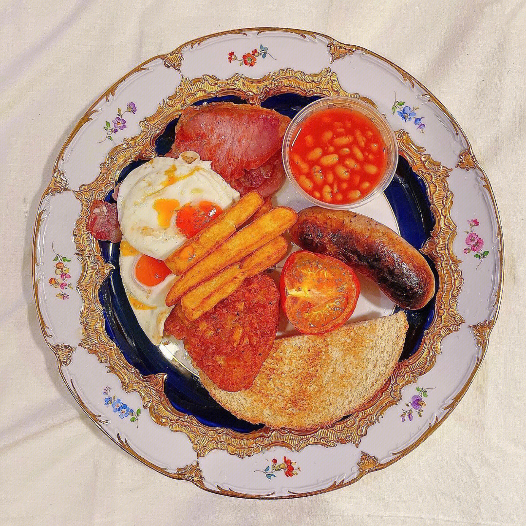 标准英式早餐图片