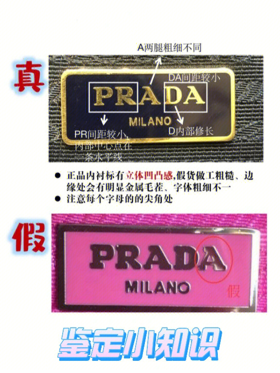 prada鉴真假prada包包怎么鉴定真假