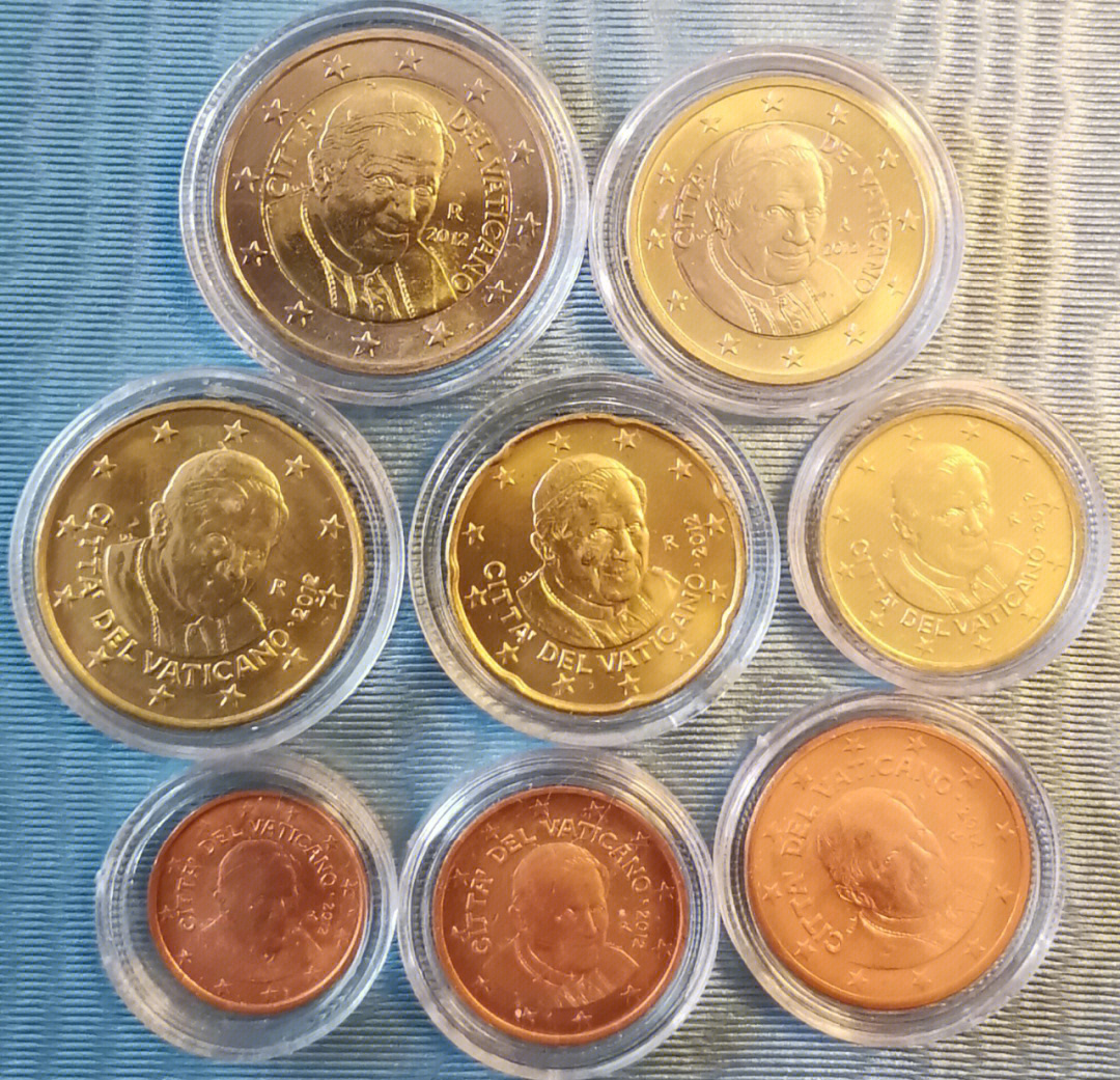 欧元硬币图案及价值图片