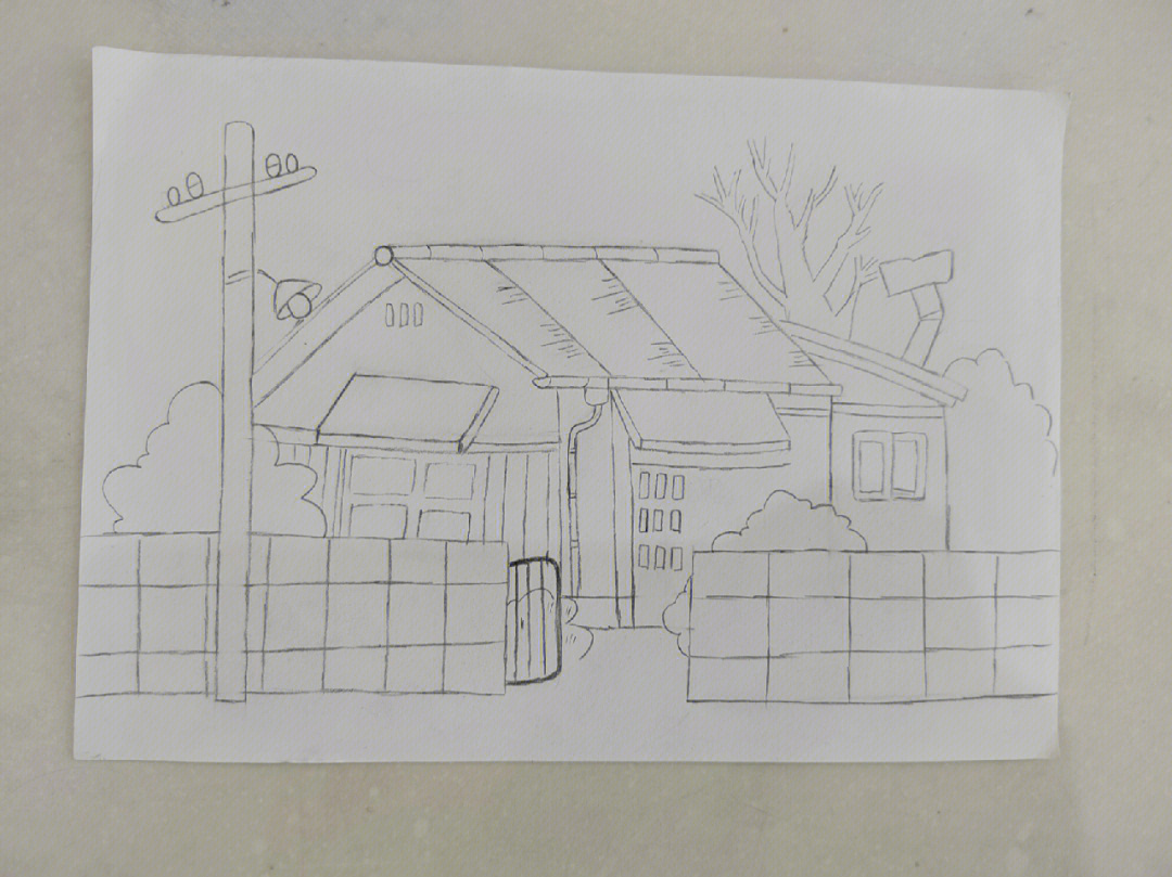 画画樱桃小丸子的家