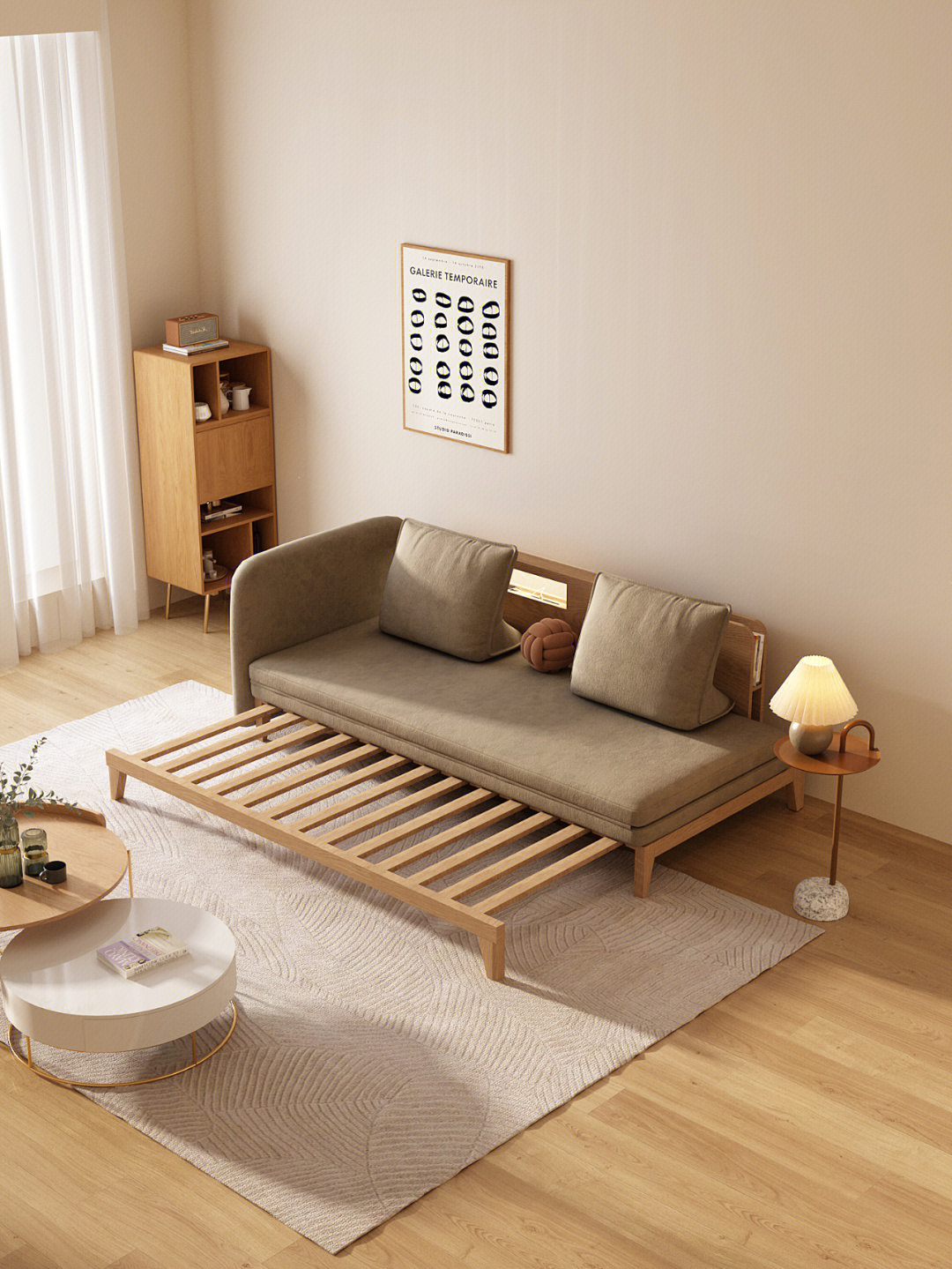 折叠两用沙发床78给予你温馨的睡眠环境
