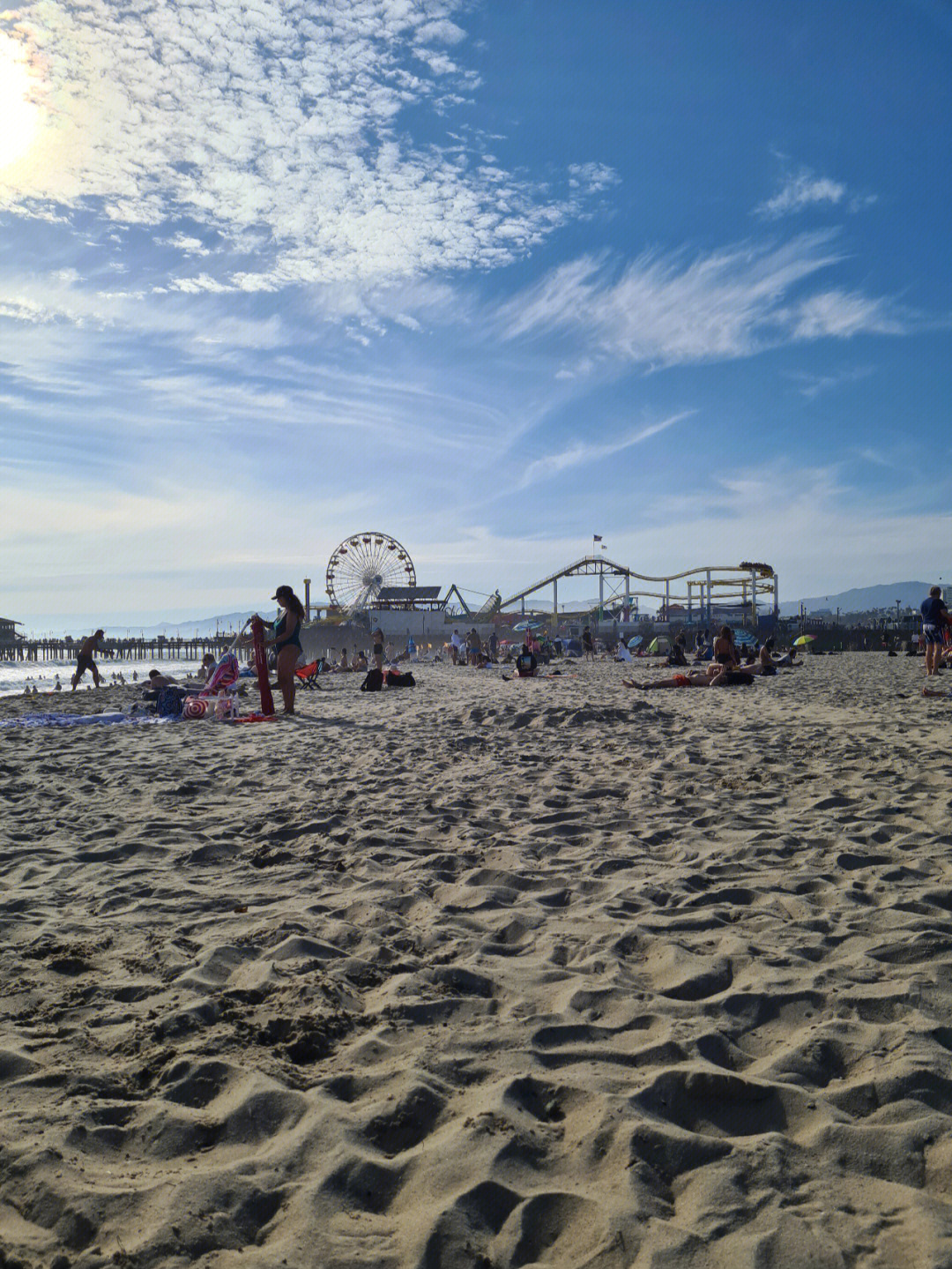 加州洛杉矶著名海滩santamonica