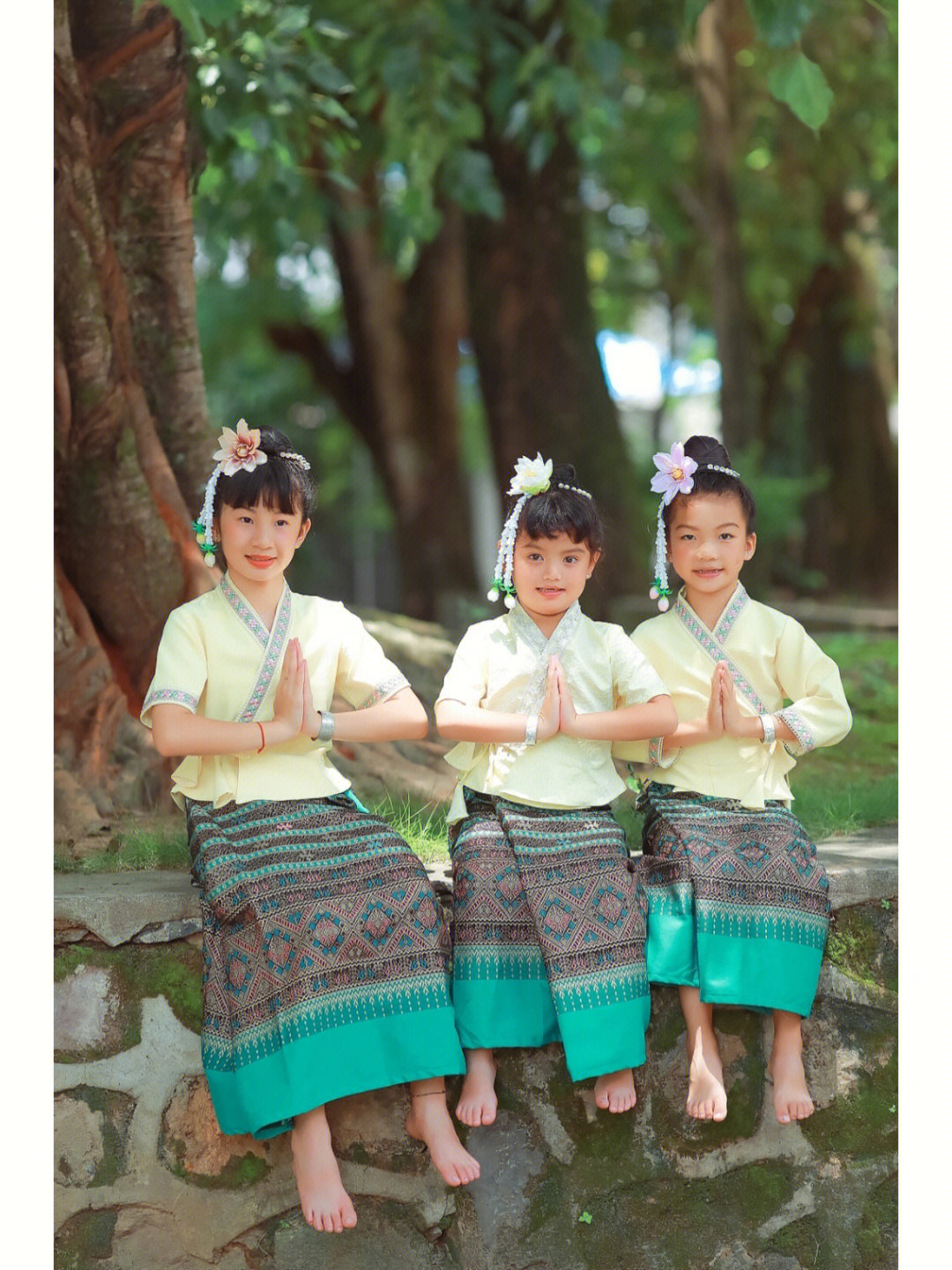儿童傣族服装