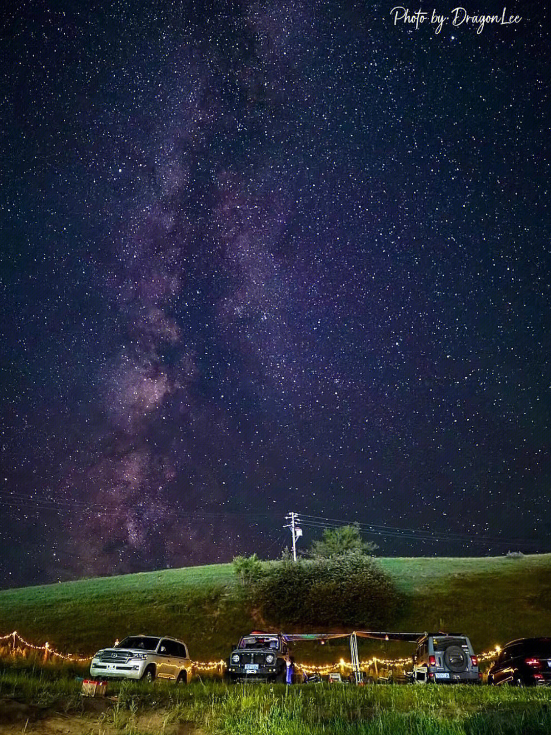 内蒙古草原夜景图片