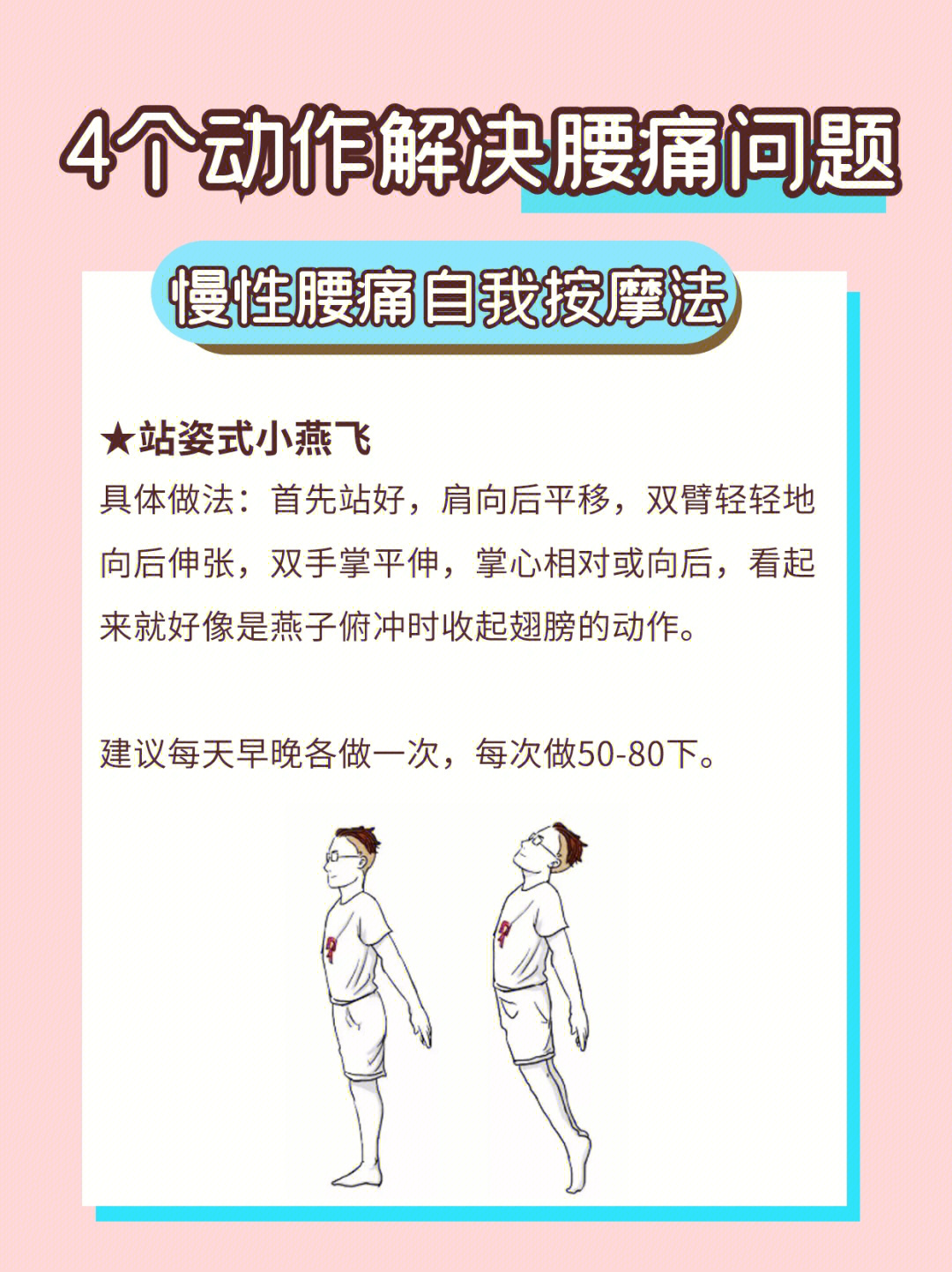 腰疼怎么按摩图片