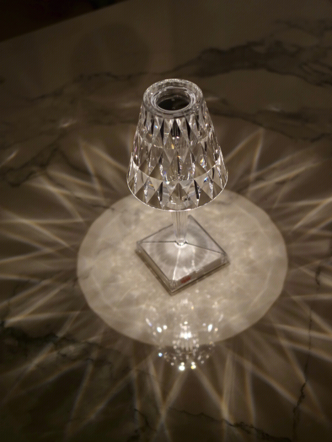 kartellbatterylamp钻石灯真的美绝了