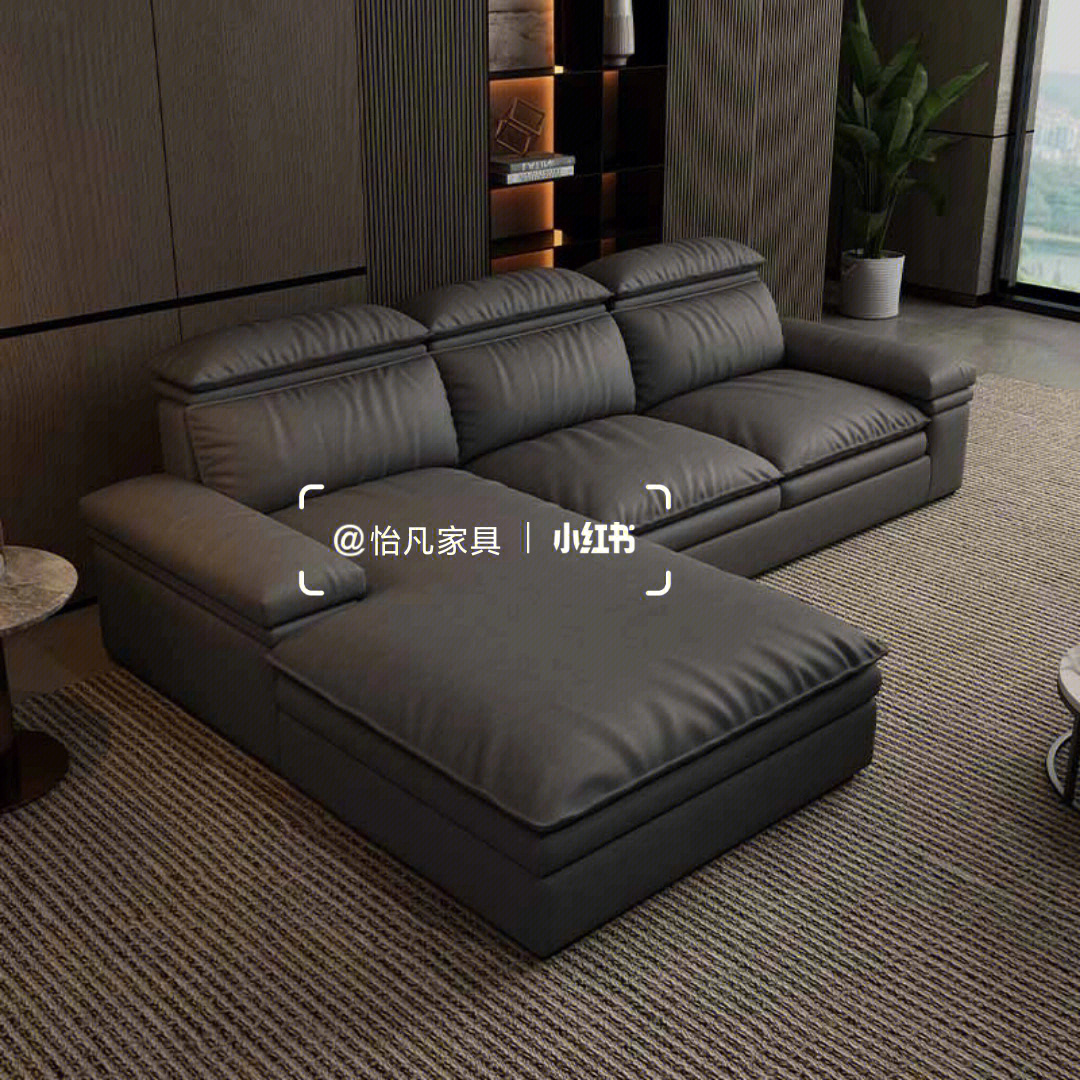 怡凡家具可调节靠包科技布沙发