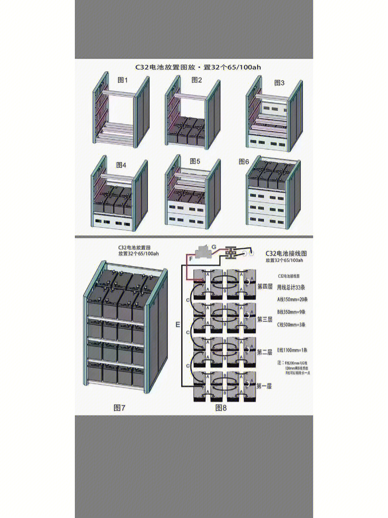机房电池组连接图解图片