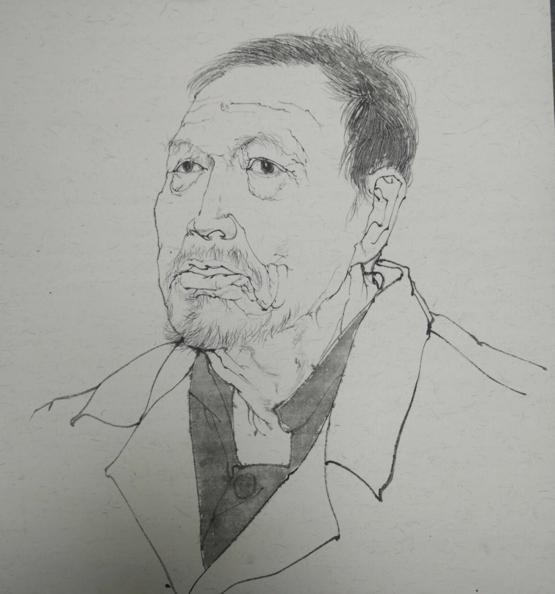 线描人物