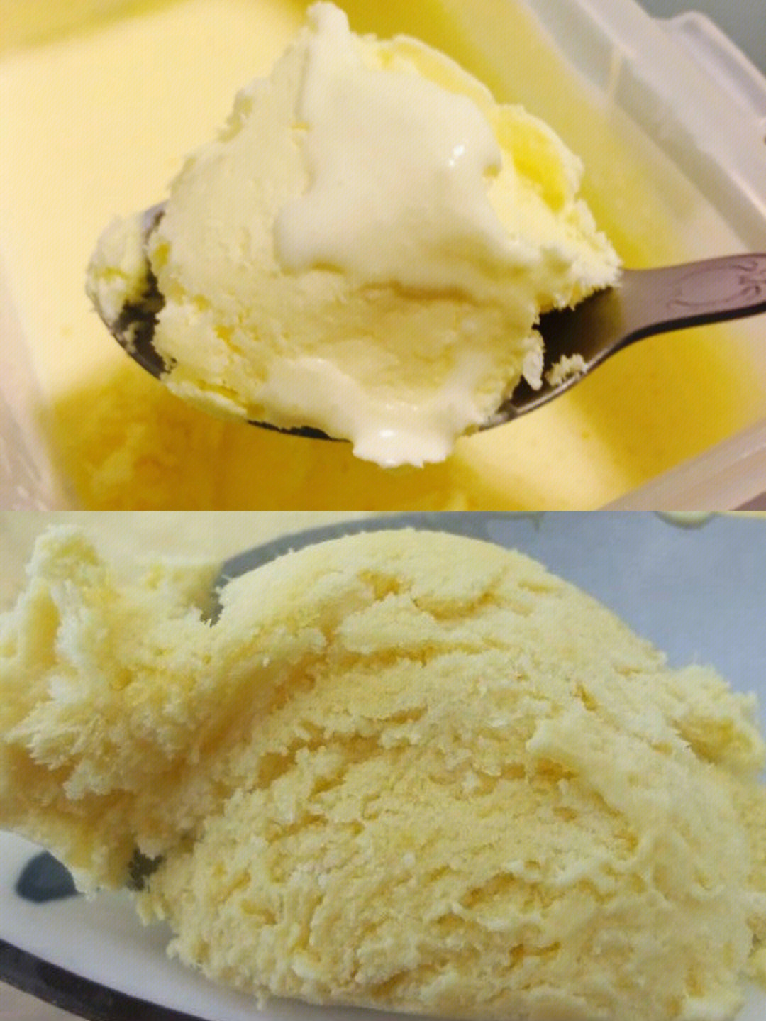 在家实现冰淇淋自由材料:芒果 2个淡奶油 250g糖 10g做法:96芒果
