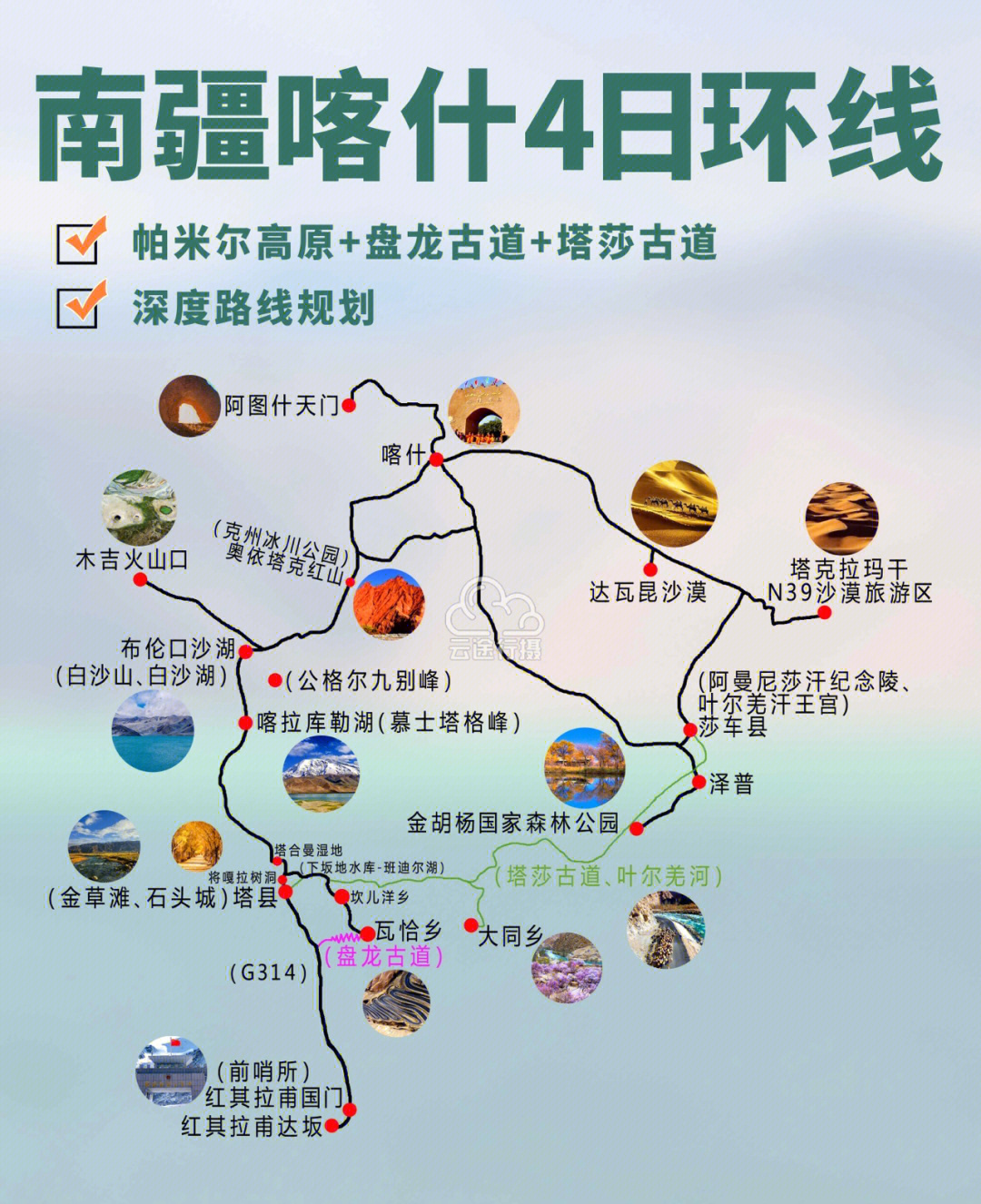 山南大环线路线图图片