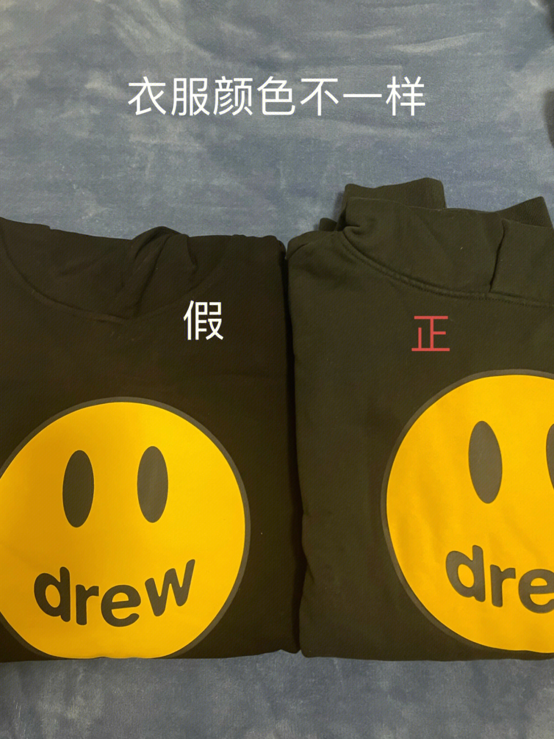 drew短袖正品细节图图片