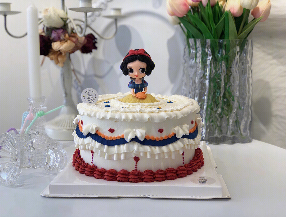白雪公主蛋糕 平面图图片