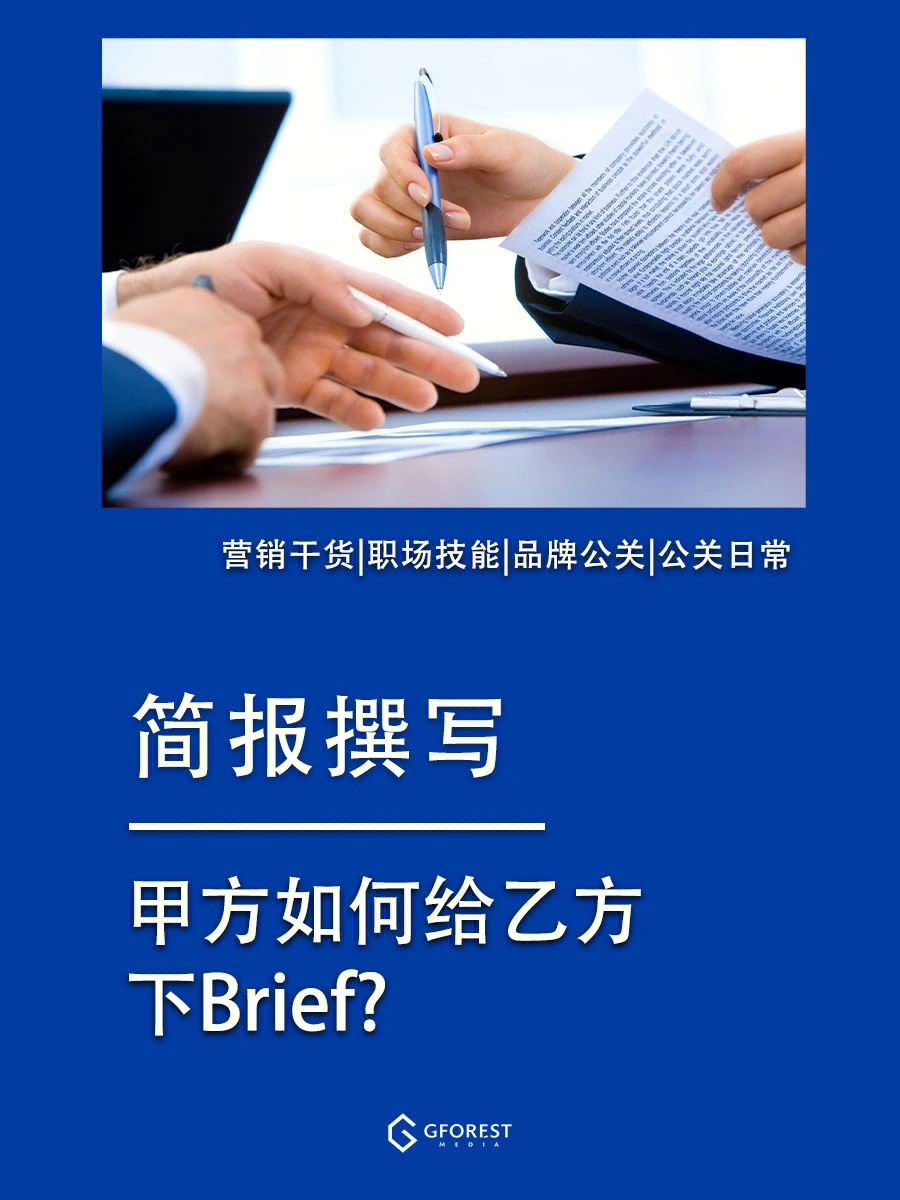 甲方brief模板图片