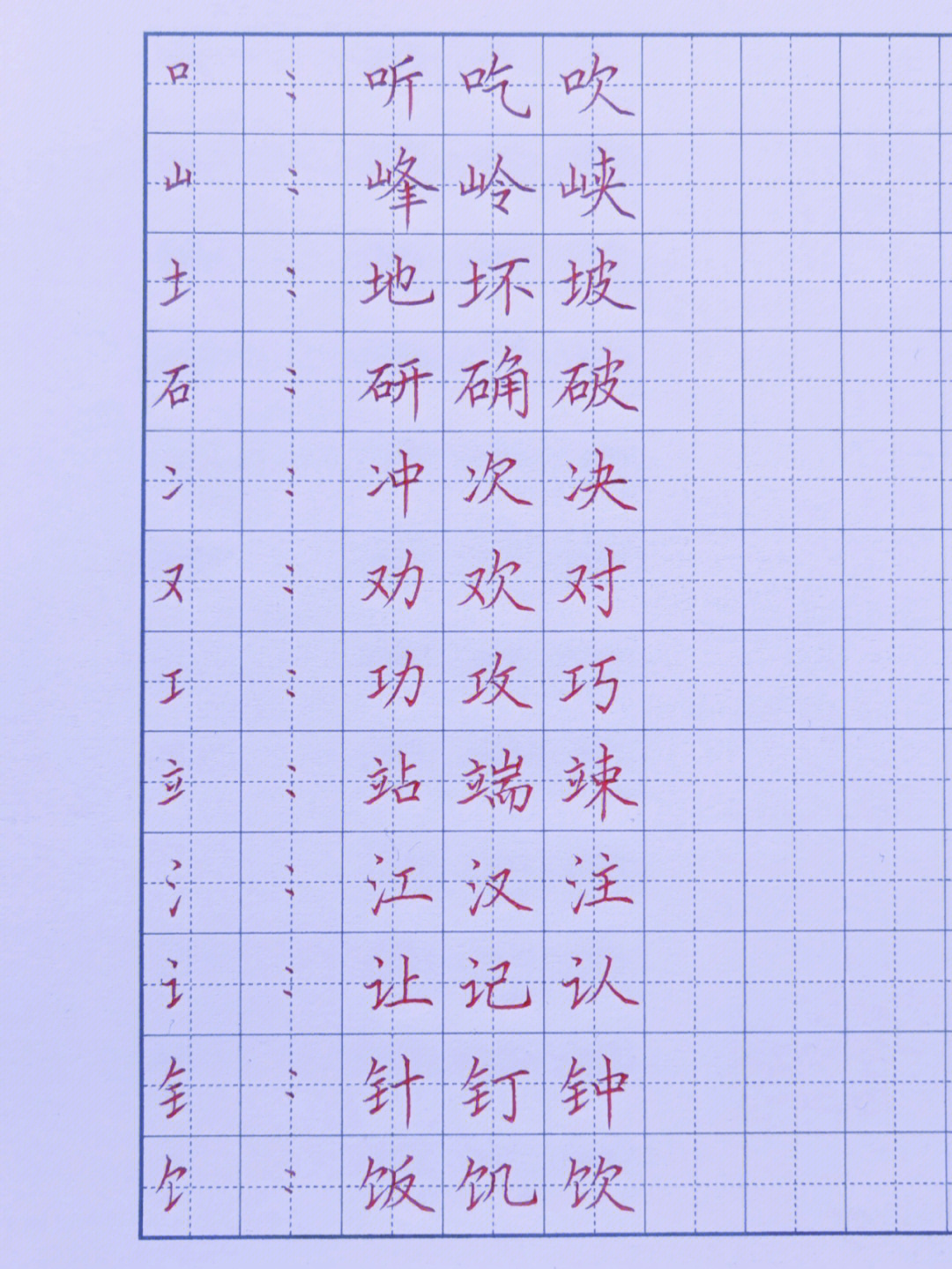 字体结构10图片