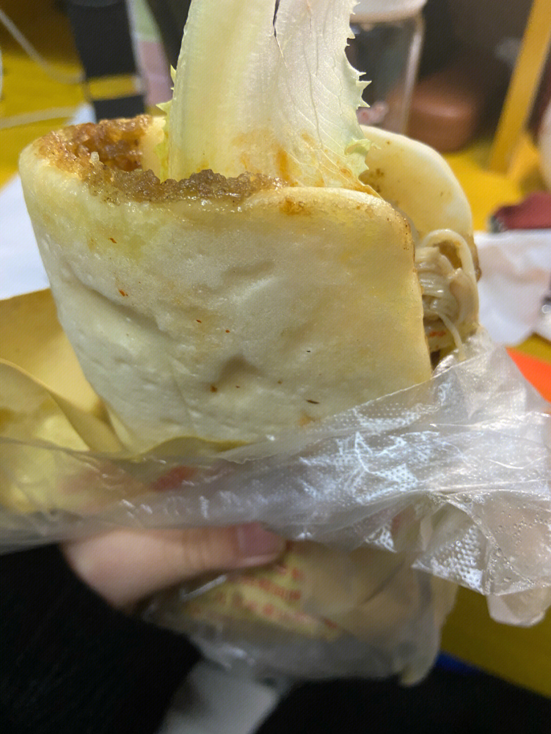 大学食堂掉渣饼图片