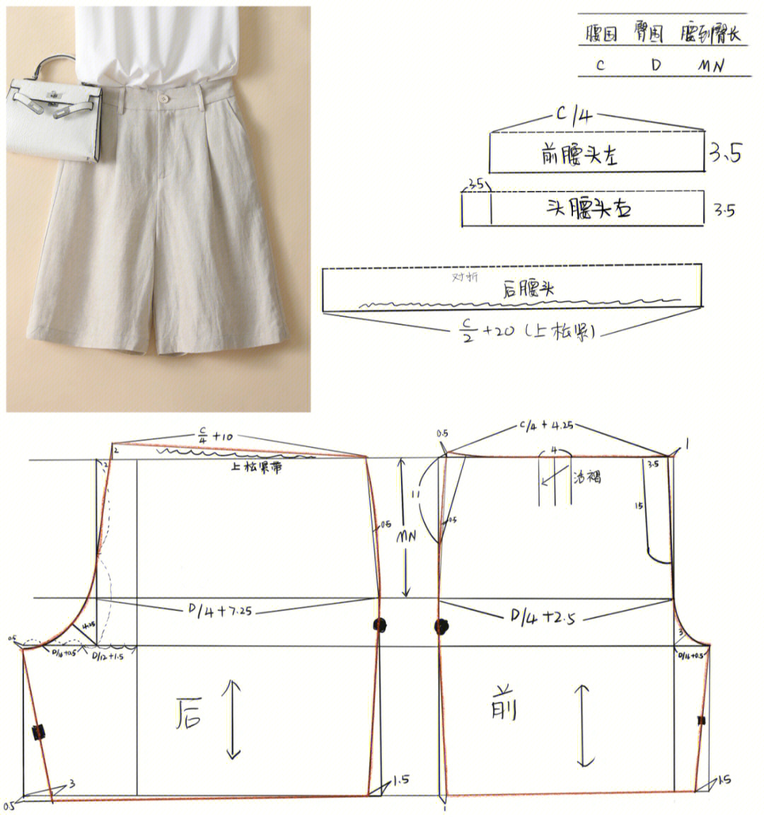 女西裤制作步骤图片