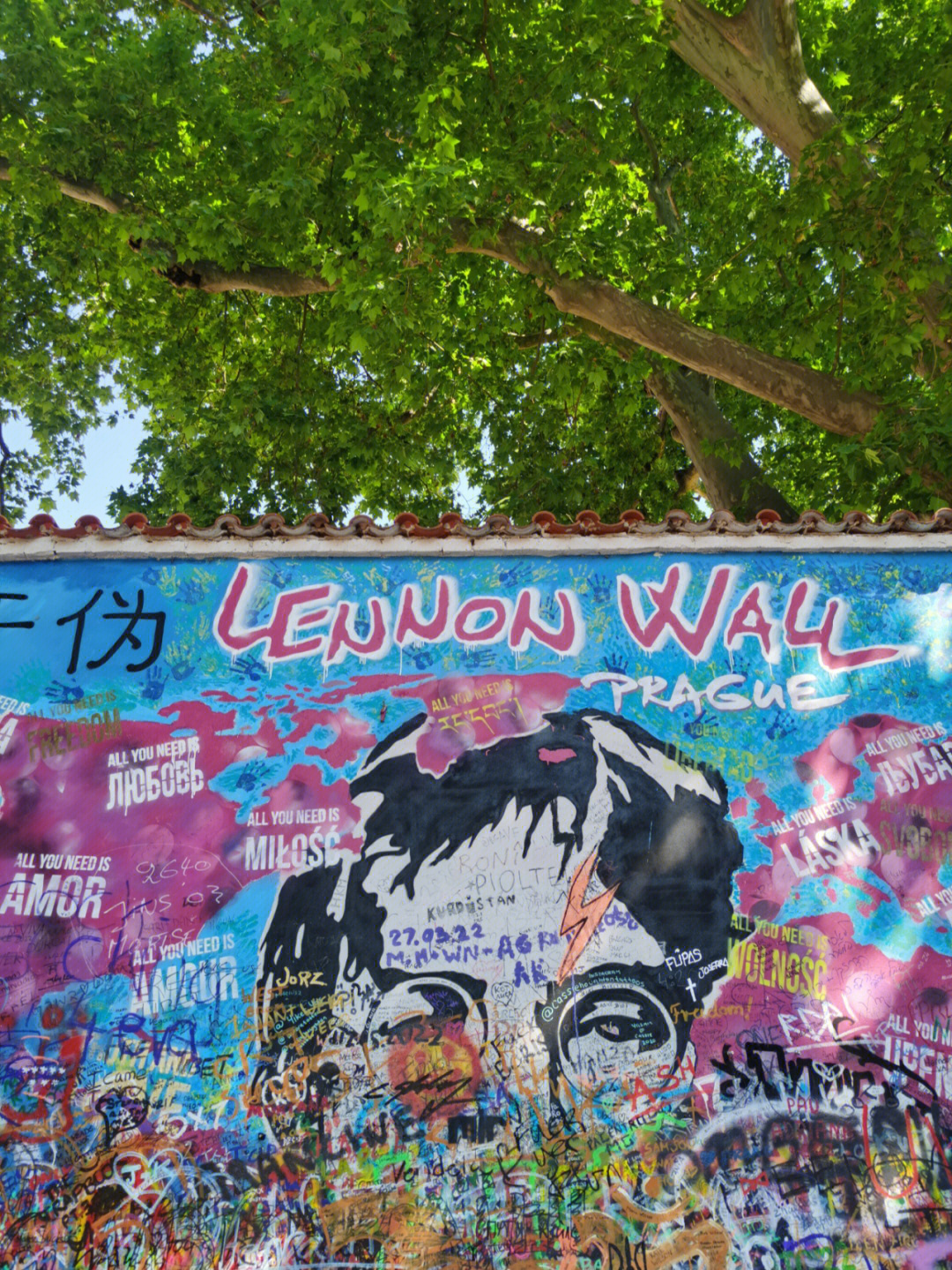 列侬墙 香港图片