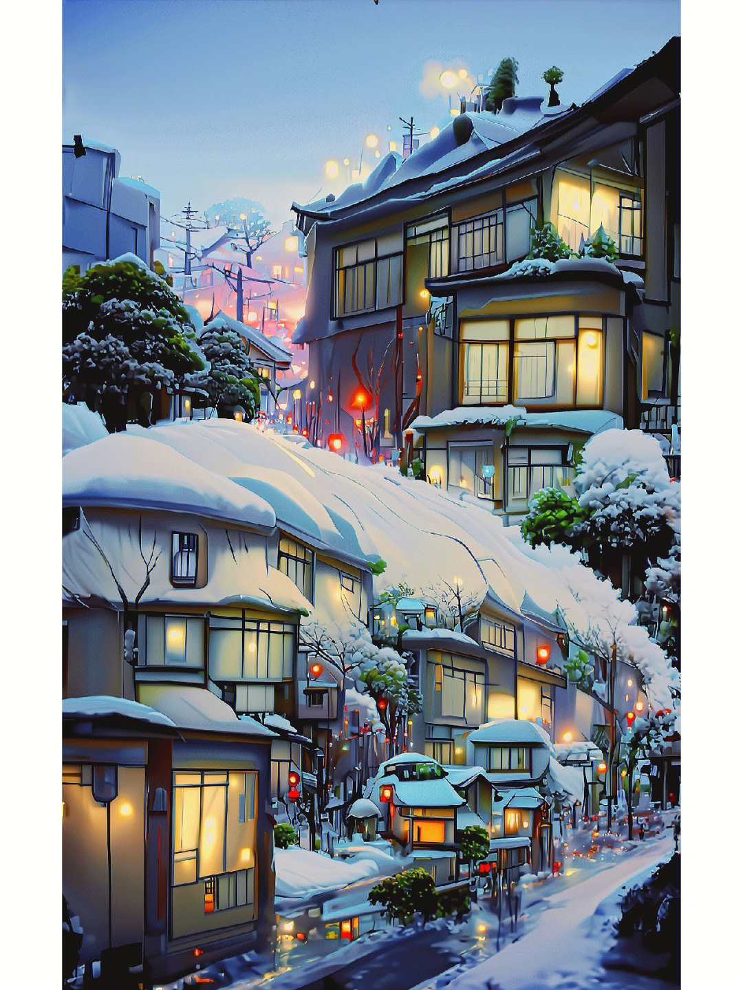 宫崎骏冬天的动漫图片