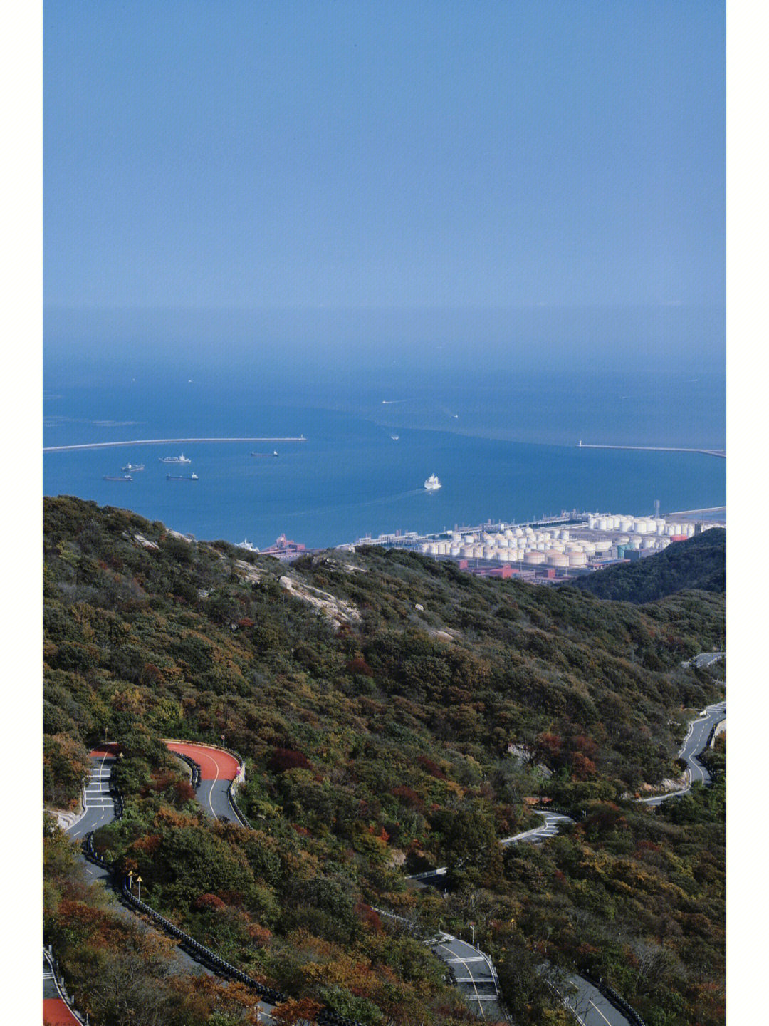 第一次徒步爬上海上云台山 风景真的绝绝子 连绵不断的山脉 蜿蜒曲折