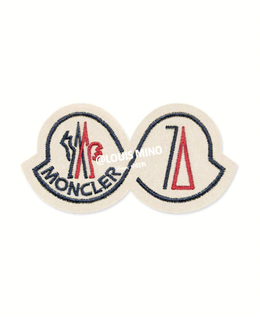 moncler蒙口maya70周年限量款双标logo