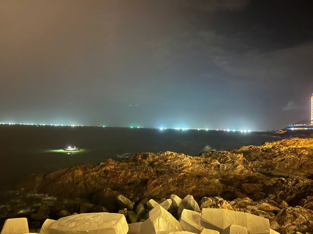 妈屿岛夜景图片