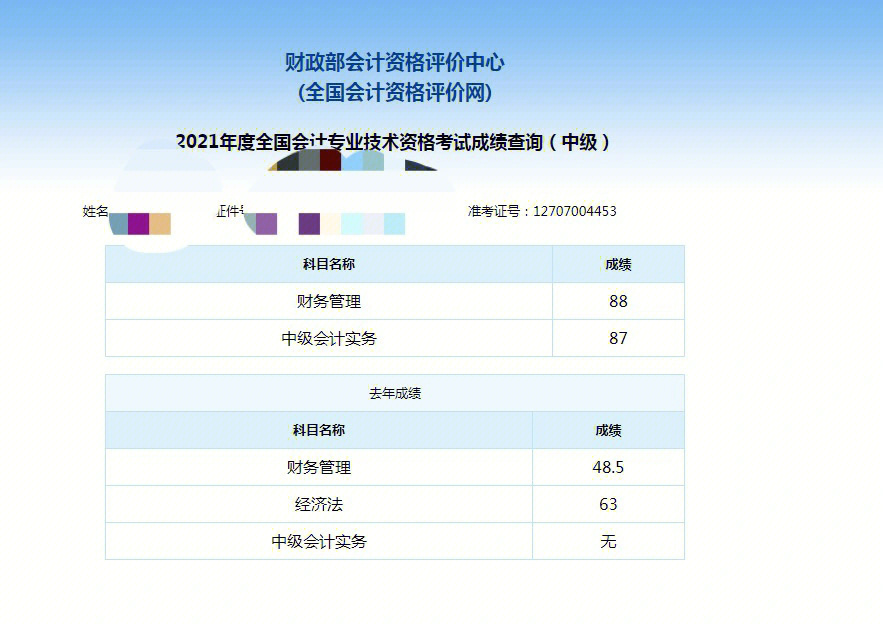 会计查询成绩时间_会计查询成绩入口_会计成绩查询