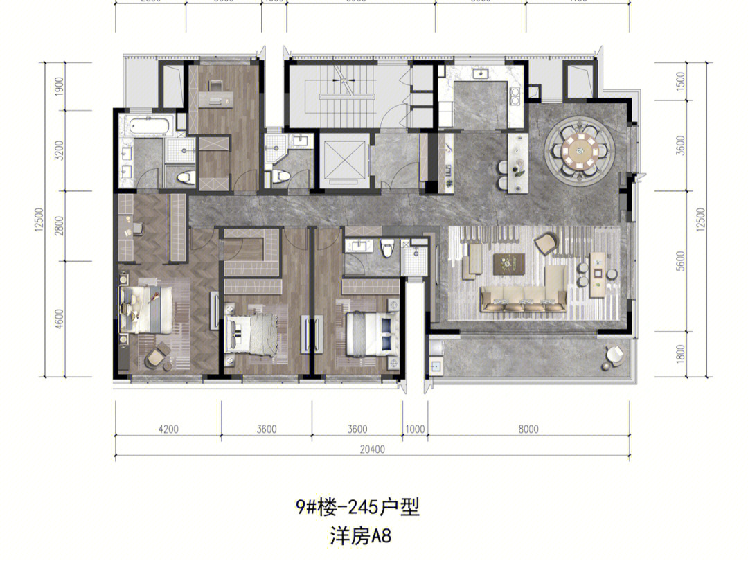 杭州凤起潮鸣户型图图片