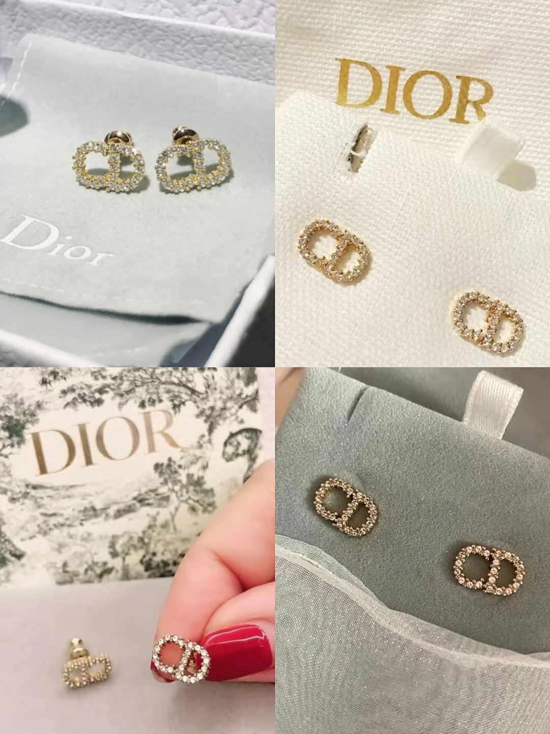 dior耳钉专柜价 迪奥图片