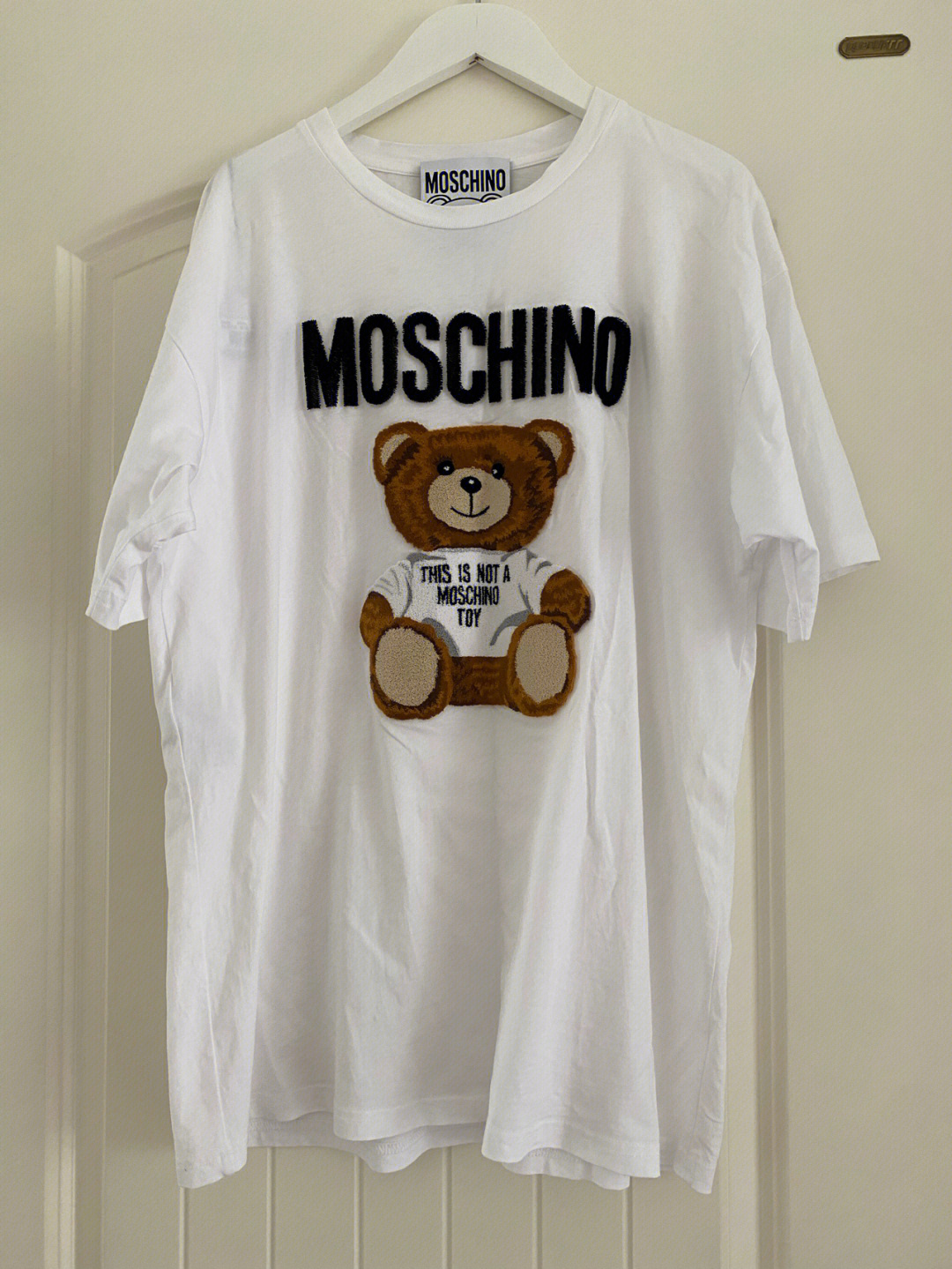 moschino绒毛熊t恤